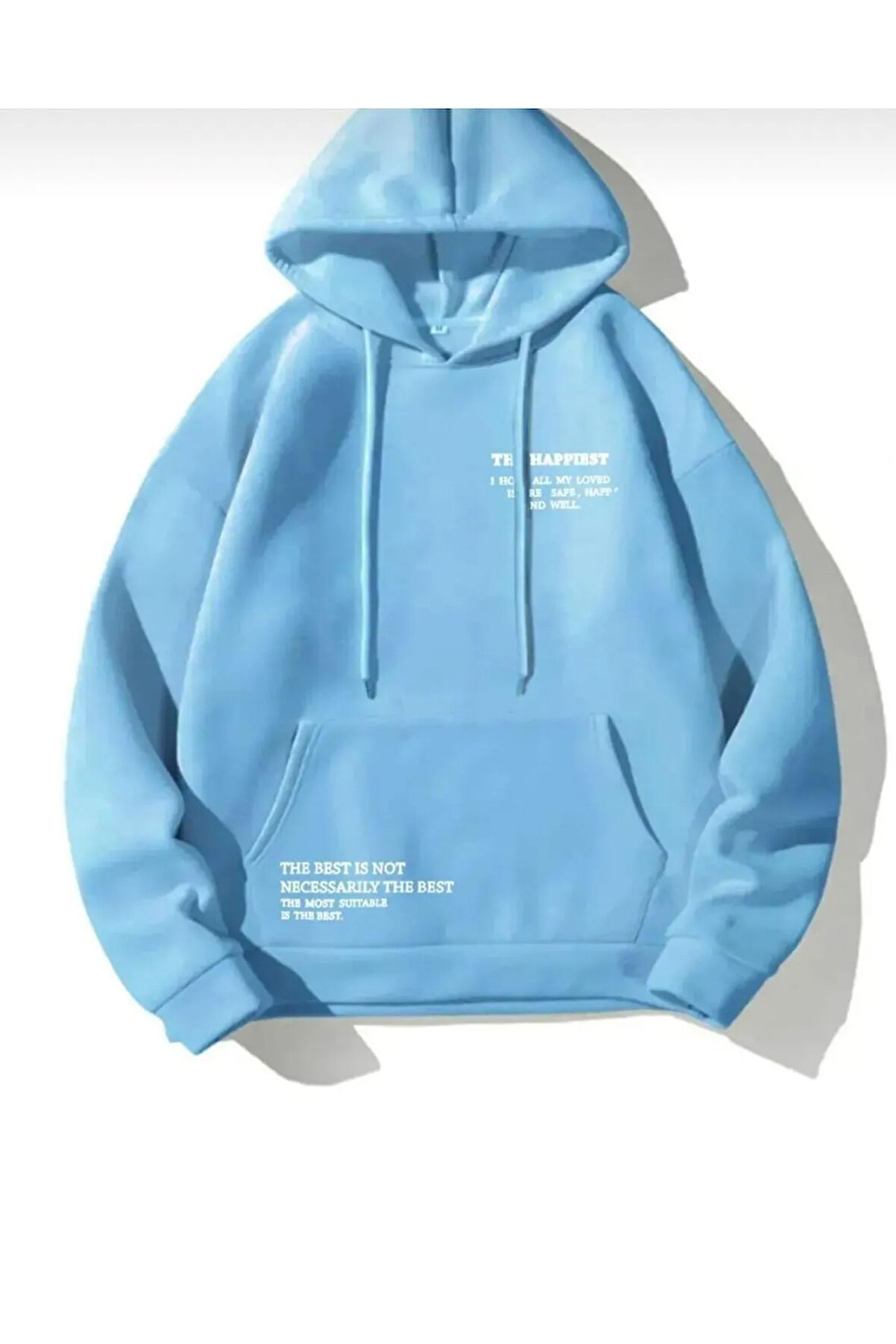 kapüşonlu oversize unisex sweatşhirt