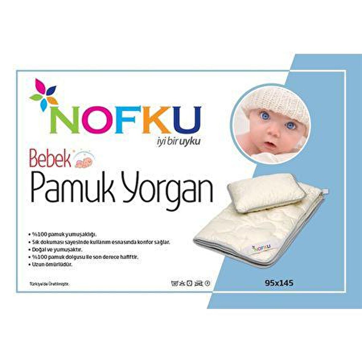 Nofku Bebe Pamuk Yorgan