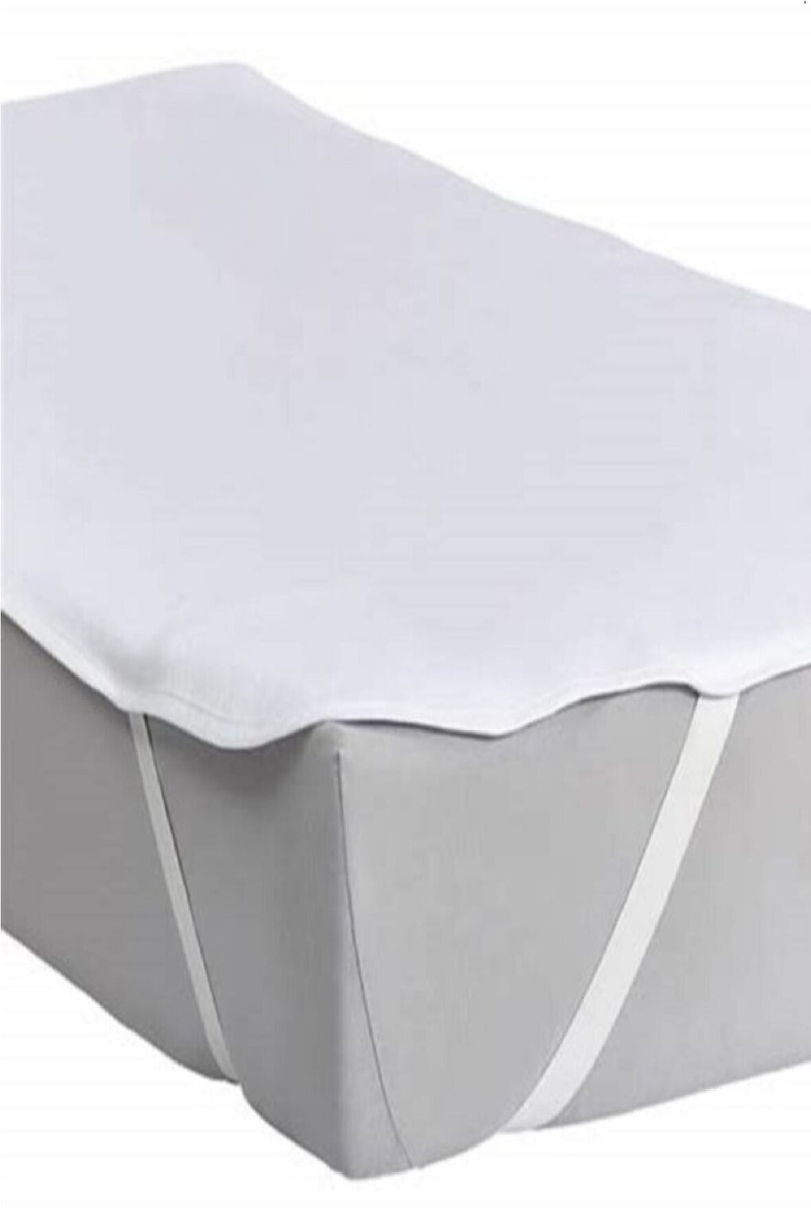 Bebesi Sıvı Geçirmez Tek Kişilik Alezi 90x190 Cm Pamuk Kumaş Yatak Koruyucu Köşe Lastikli