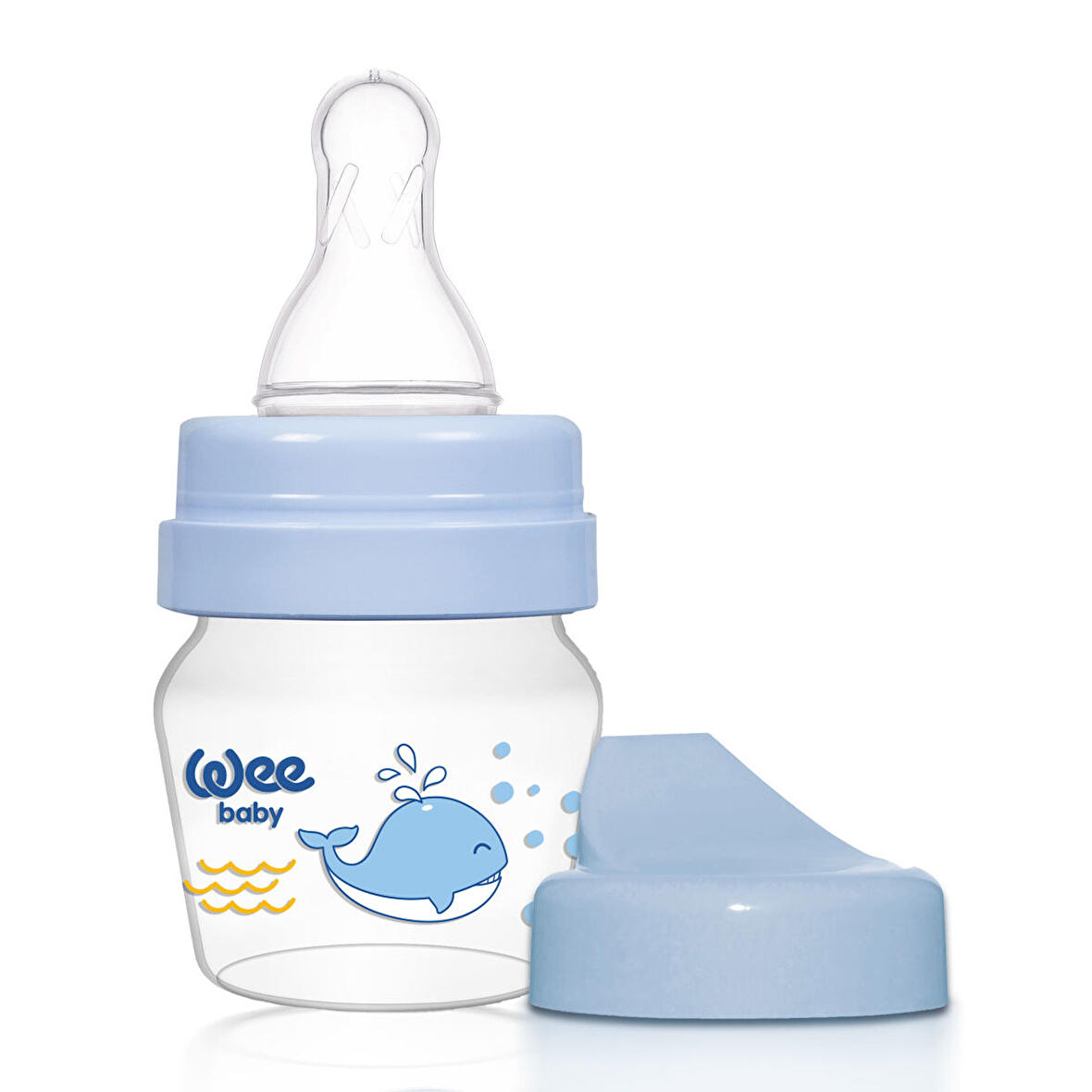 Wee Baby Mini PP Alıştırma Bardağı Seti 30 Ml Mavi