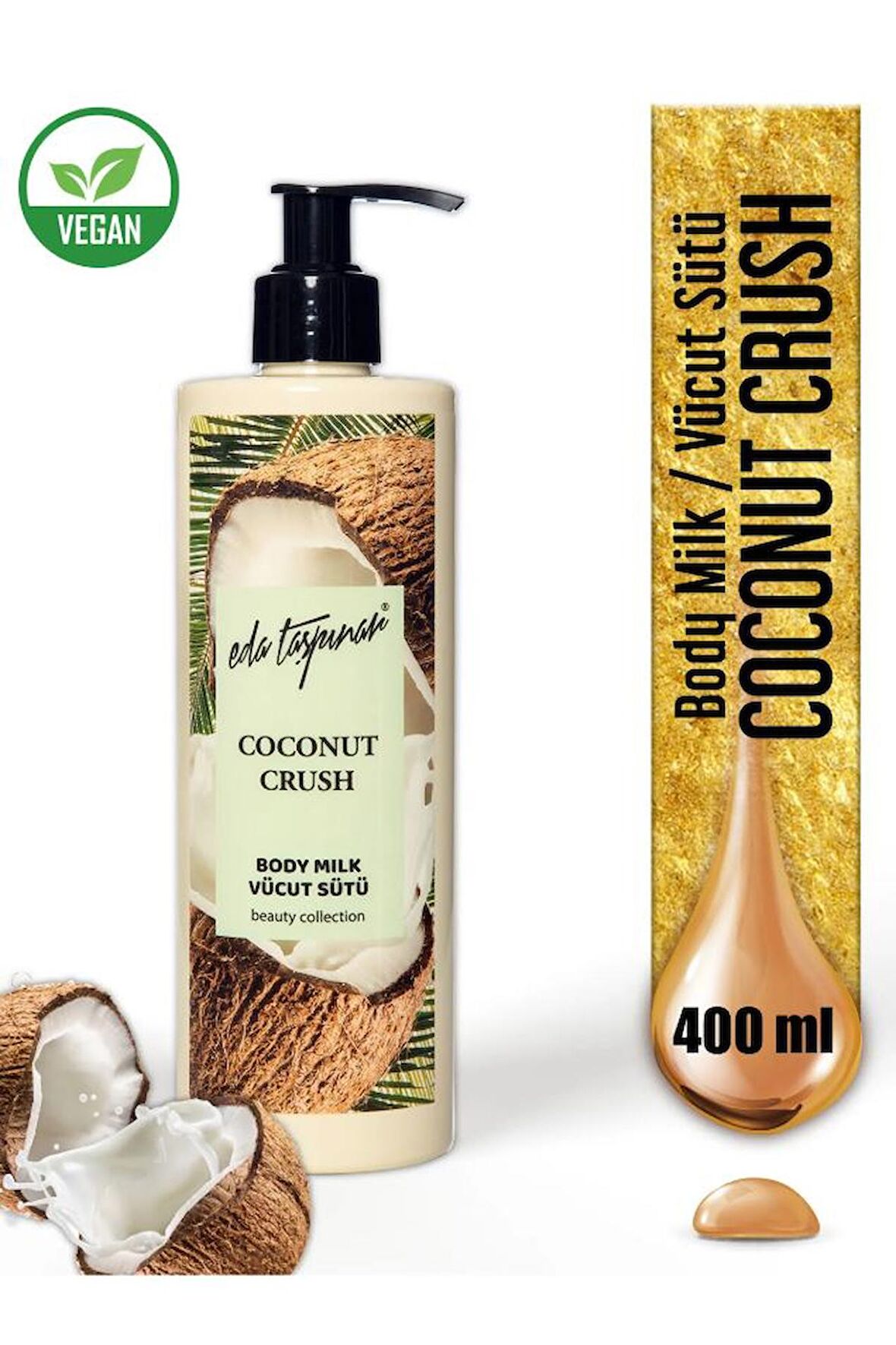 Eda Taşpınar Coconut Crush Yoğun Nemlendirici Vücut Sütü - 400 ML (EGX85)