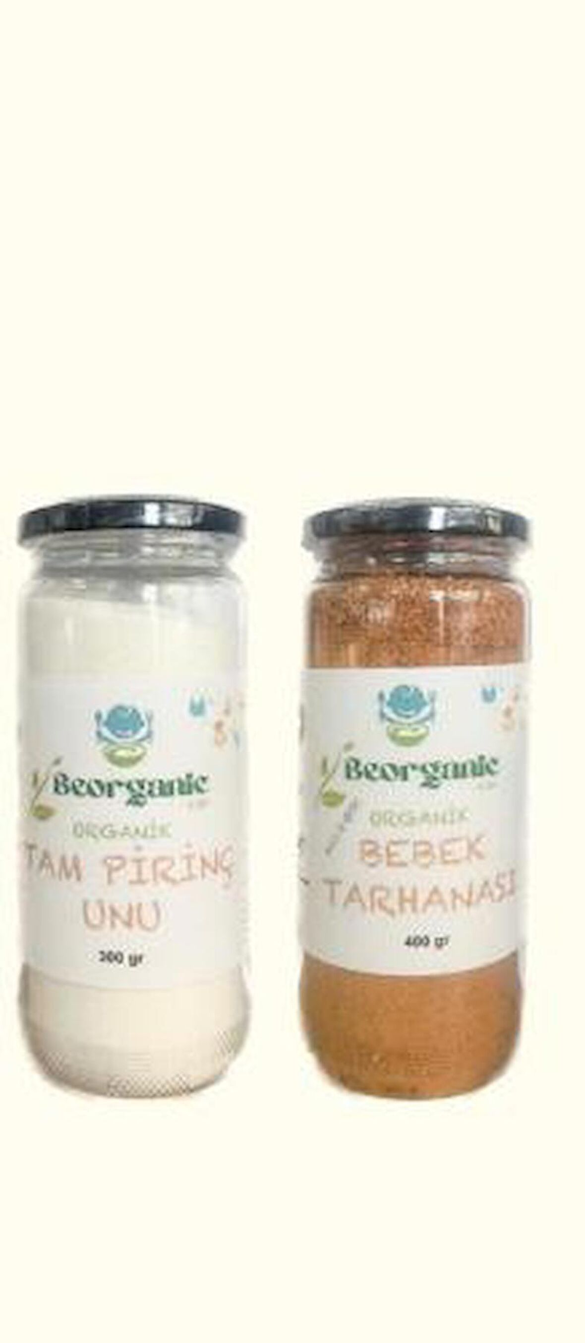 Beferment Organic  Bebek Tarhanası ve Pirinç Unu Seti +6 Ay