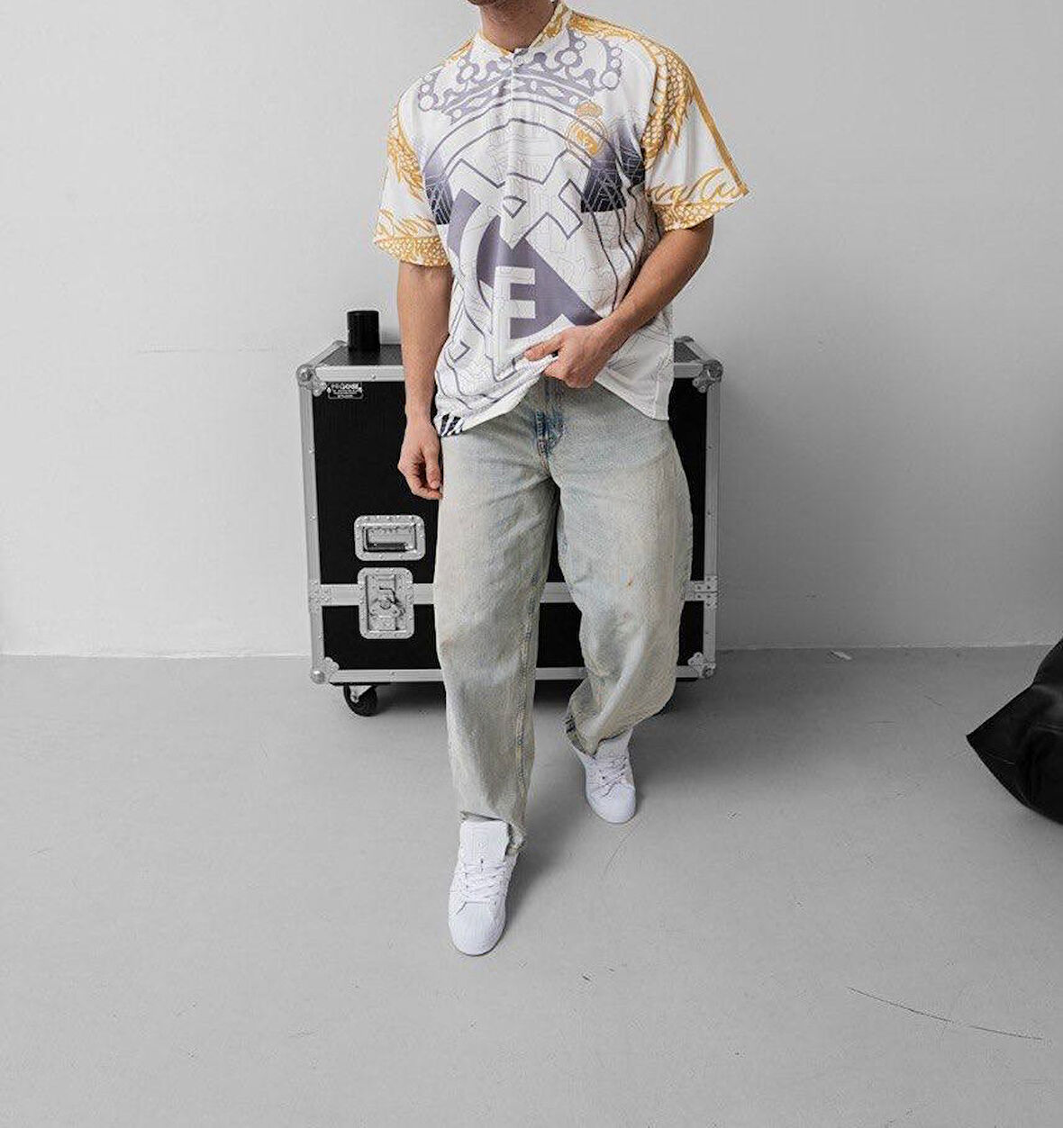 OVERSIZE REAL F KALİTELİ TİŞÖRT - %100 PENYE MADRİD TSHIRT