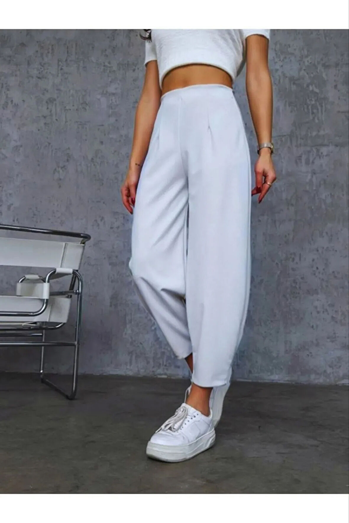 MARKA KREP BALON PANTOLON - TEKRAR STOKLARDA TUTULAM MODEL PANTOLON