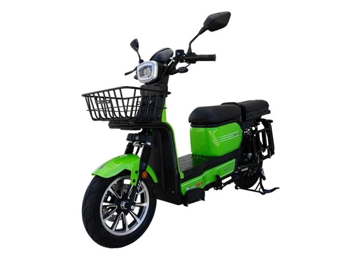 Motolux Pitton Elektrikli Motosiklet Yeşil