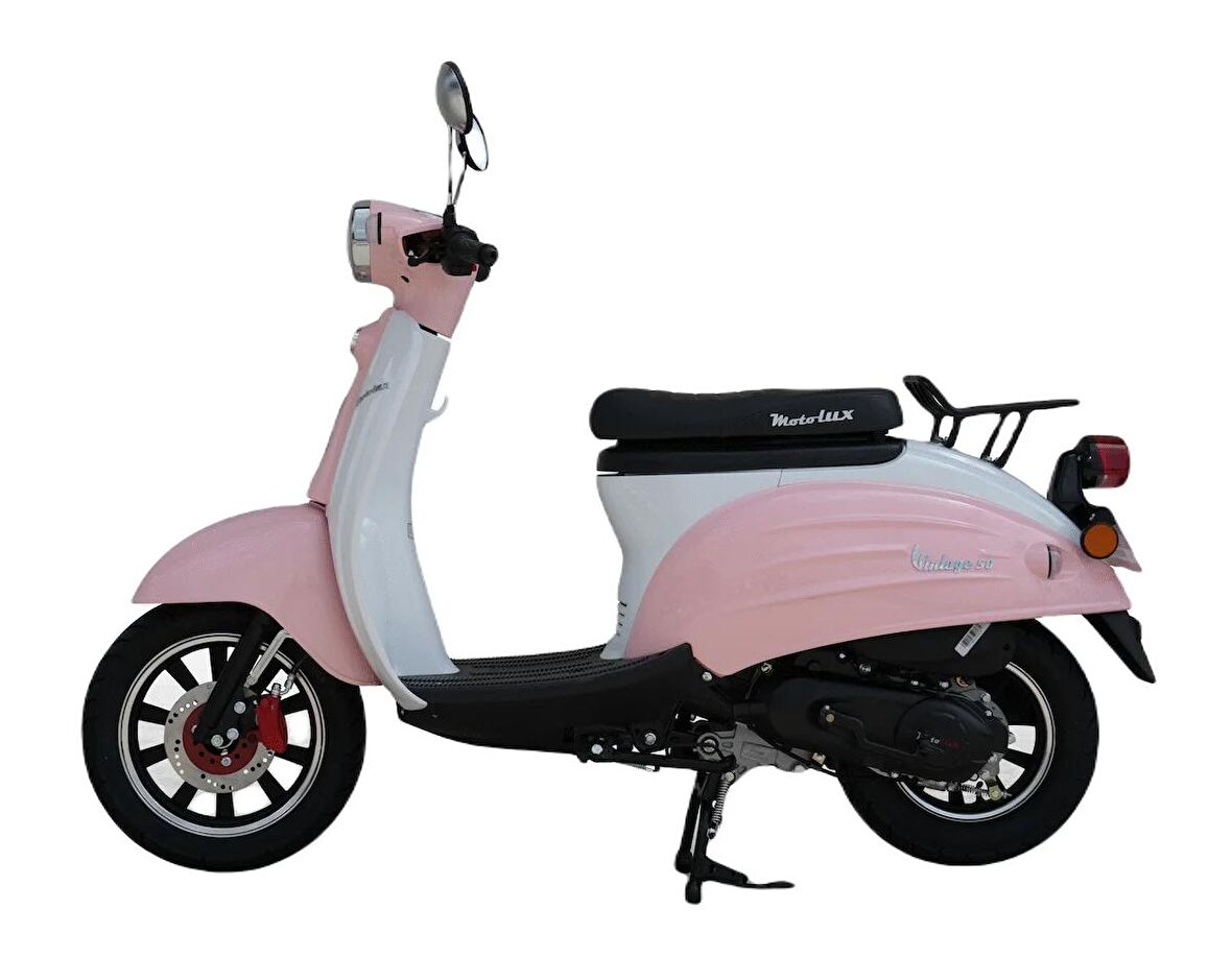 MOTOLUX VİNTAGE 50 BENZİNLİ MOTOSİKLET PEMBE