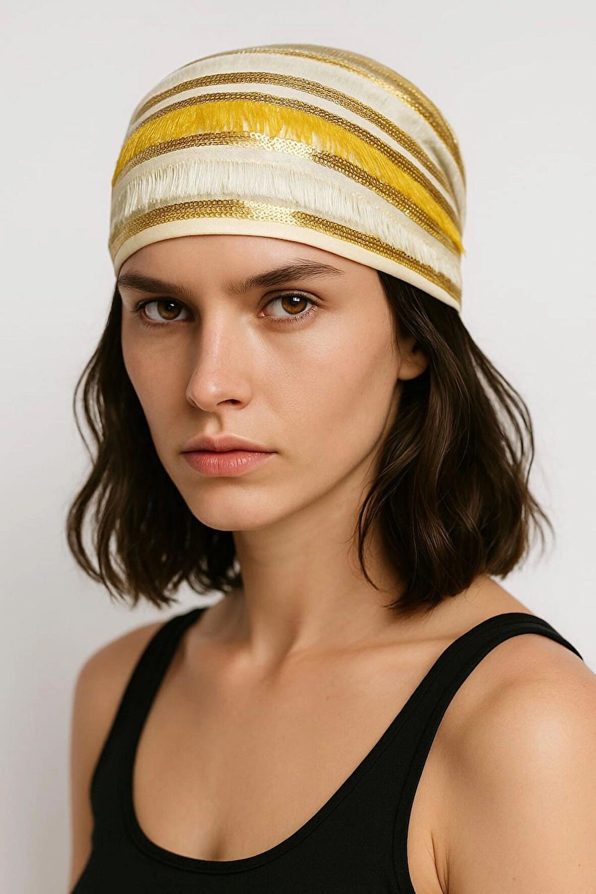 Lüks Kadın Bandana | Şık, Zarif ve Trend Tasarım | Özel Günler İçin Saç Aksesuarı