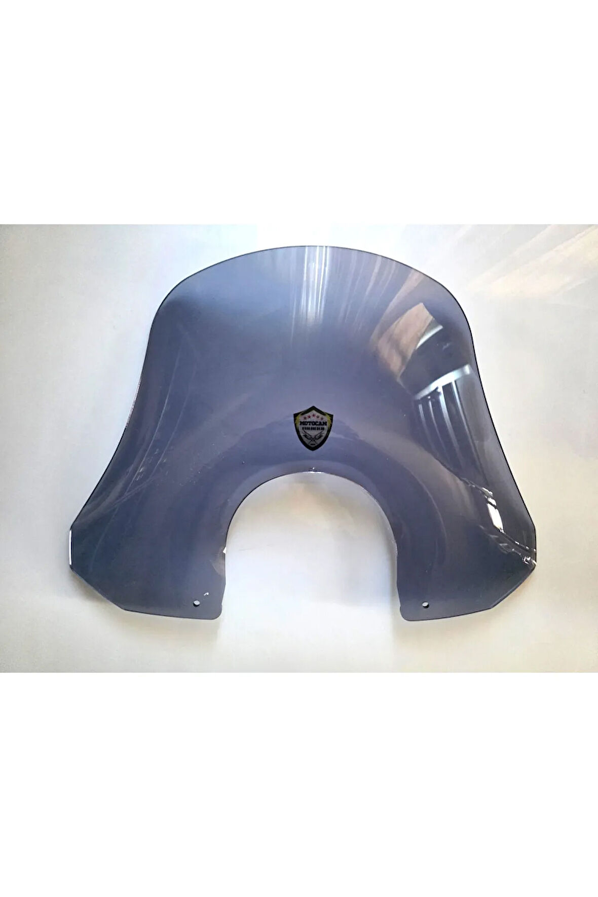 MOTOCAM Piaggio Beverly 500 Siperlik Ön Cam 2001-2007 Model 35cm Füme Renkli 4mm