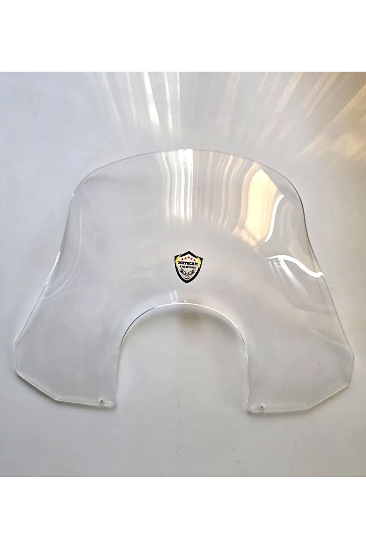 MOTOCAM Piaggio Beverly 500 Siperlik Ön Cam 2001-2007 Model 35cm Şeffaf Renkli 4mm
