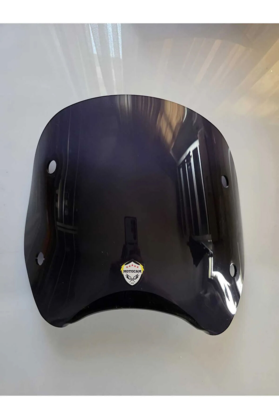 MOTOCAM Piaggio Beverly 500 Ön Uzatma Camı 2001-2007 Model 34cm Siyah Renkli 4mm APARATSIZDIR