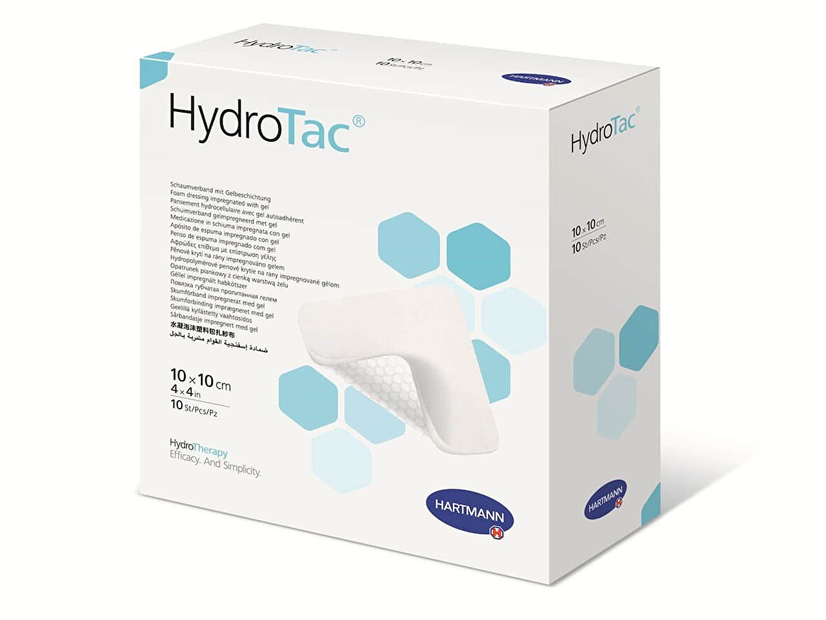 HARTMANN  HYDROTAC HİDROJEL NET İLE KAPLI HİDROFİL KÖPÜK PANSUMAN ÖRTÜ 10*10  10 ADET