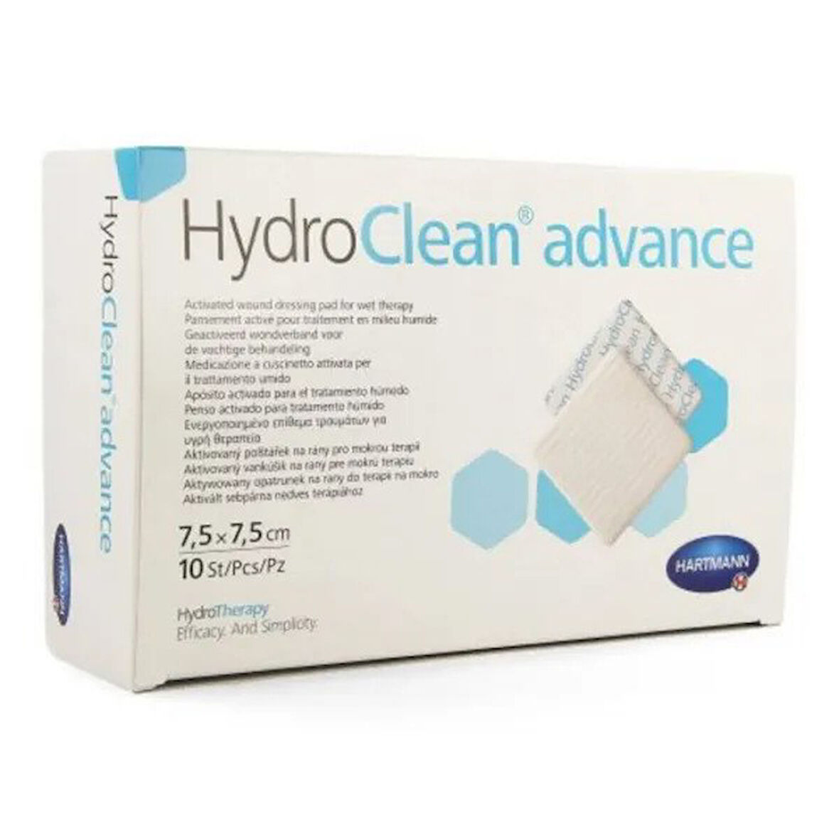 HARTMANN HYDROCLEAN ADVANCE YARA TEMİZLEME PEDİ 7,5 CM X 7,5 CM 1 ADET