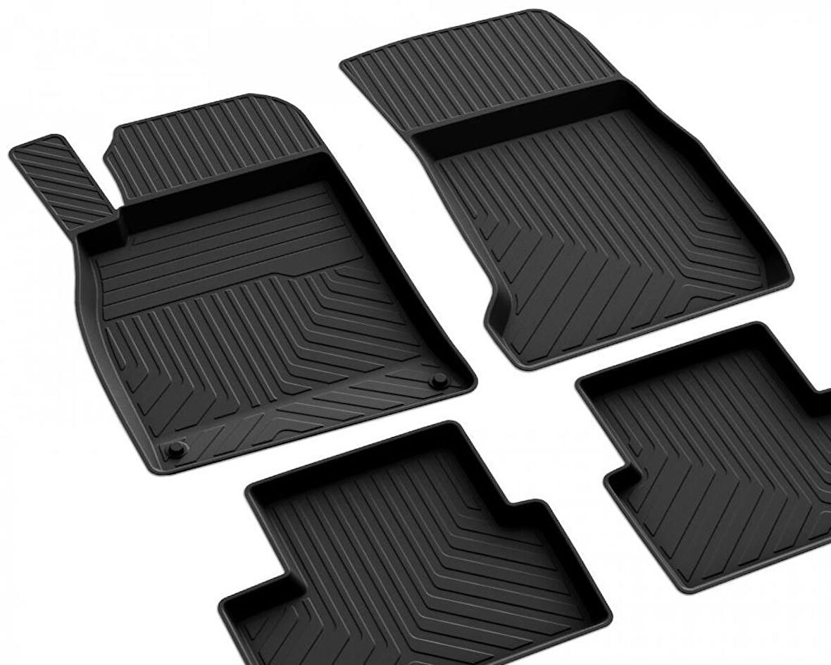 Mercedes A Serisi W176 Ferrous 4D Havuzlu Kauçuk Paspas 2013 2018