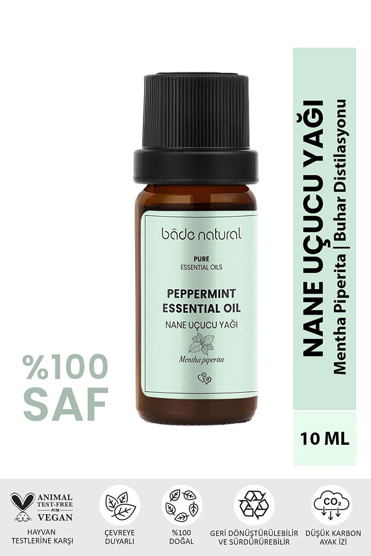 Bade Natural Nane Uçucu Yağı %100 Saf 10 ml