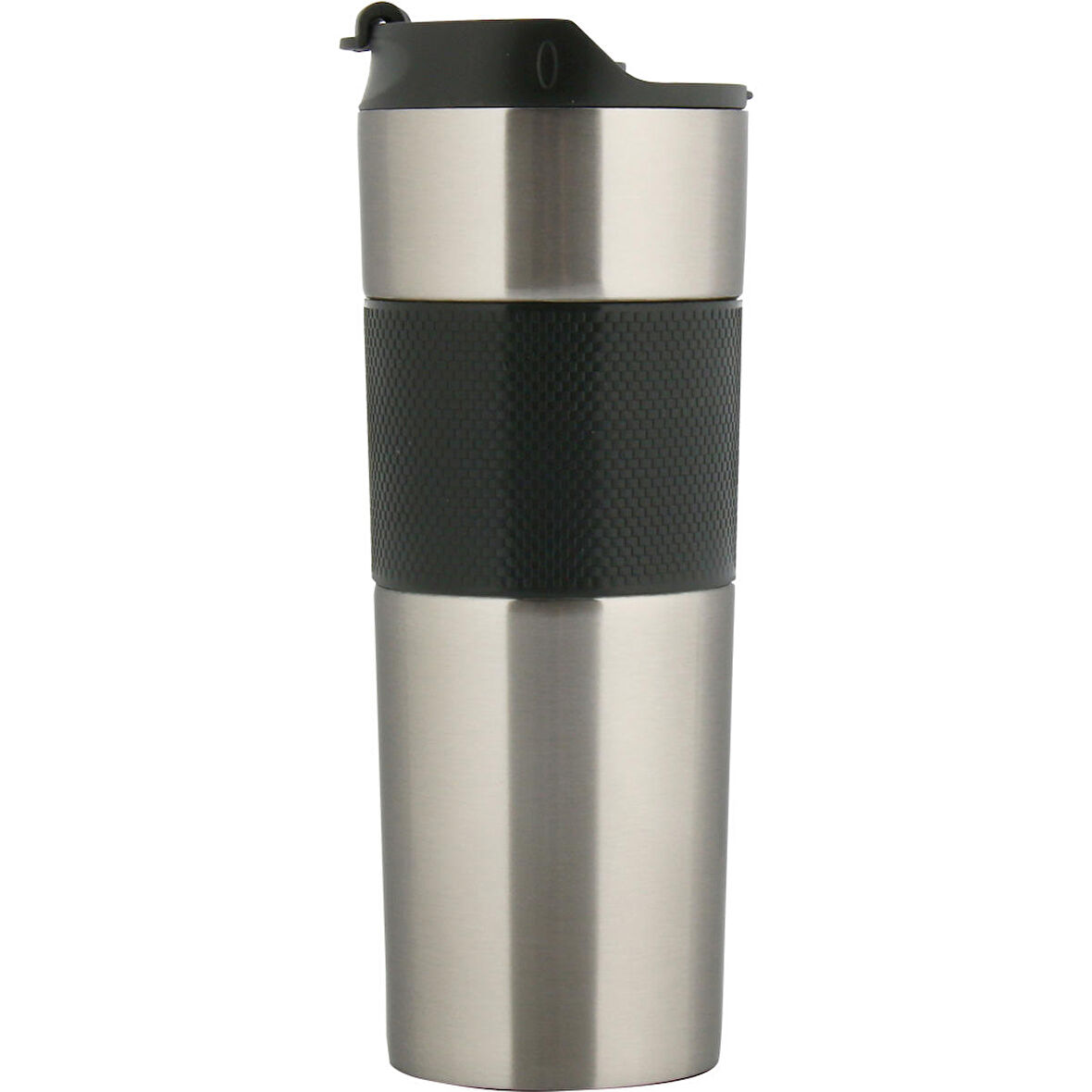 French Press Paslanmaz Çelik Termos (500 ml) - Gümüş