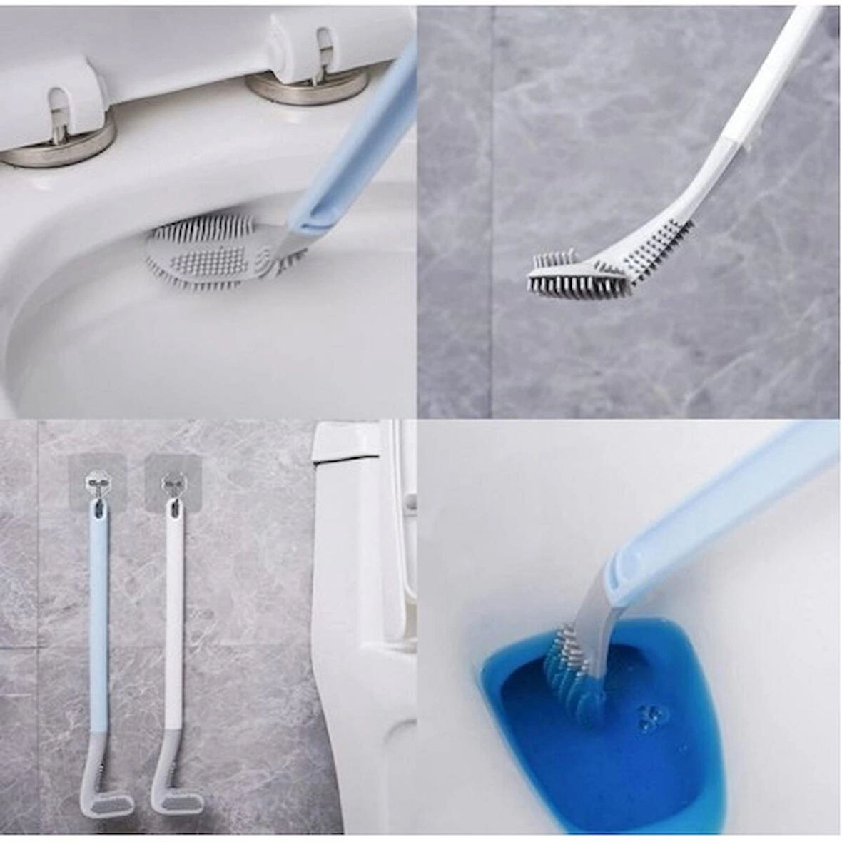 BakGelal Ergonomik Tasarımlı Silikon Çok Amaçlı Temizlik Fırçası