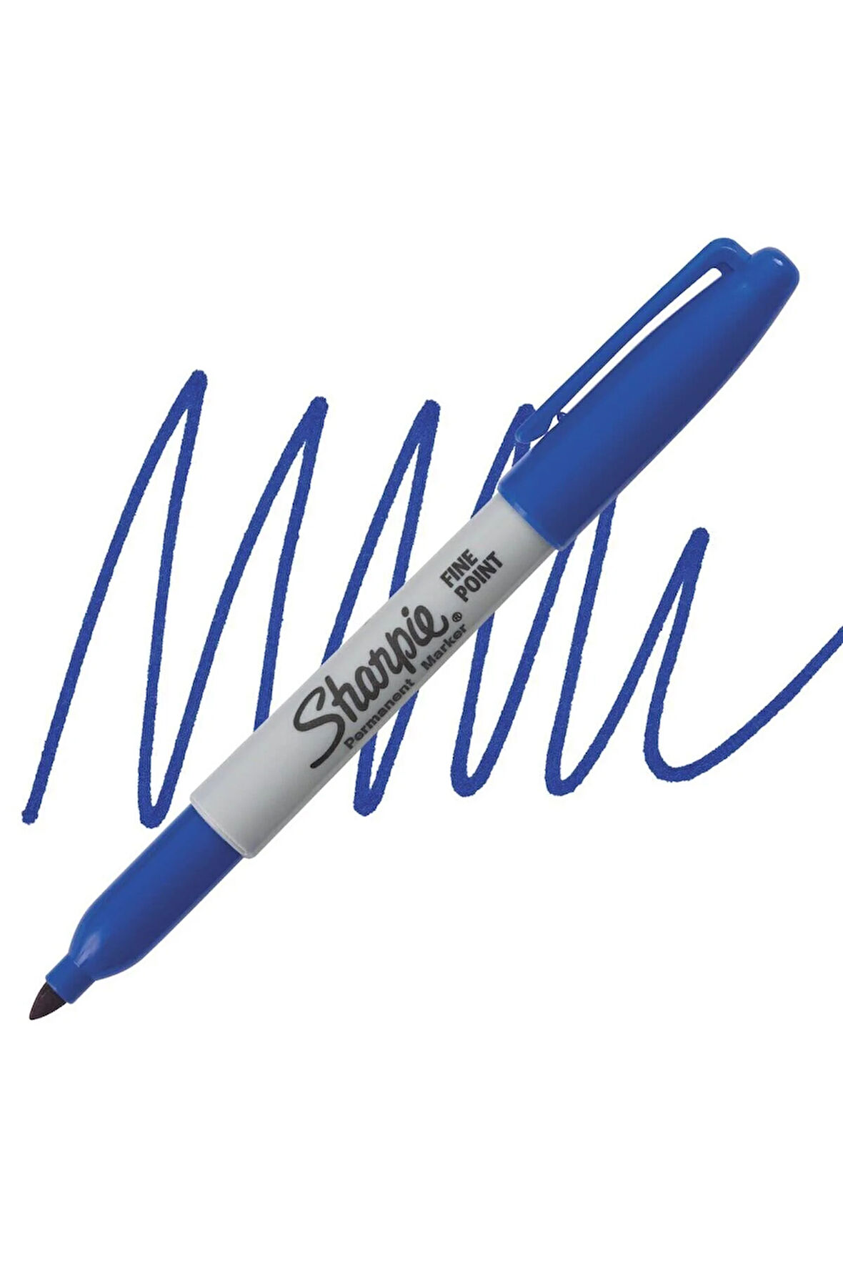 Markör Fine İnce uç Mavi Renk (3 ADET)