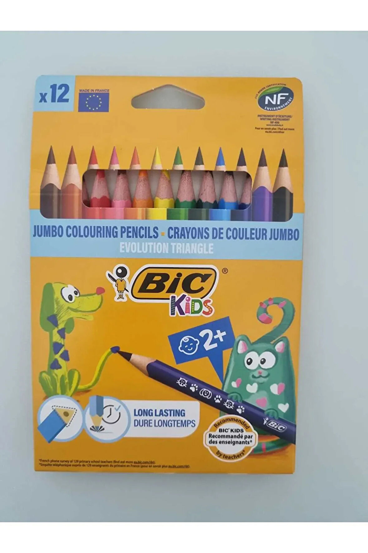 Kuru Boya Evolution Üçgen Jumbo 12 Lİ (1 adet)