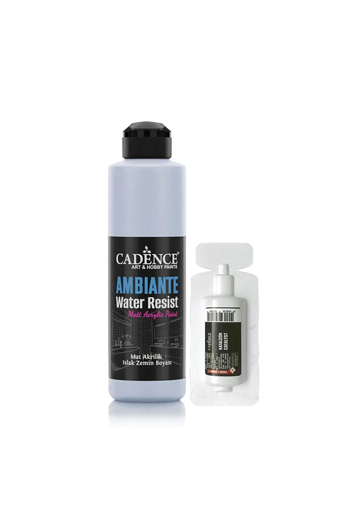 Ambiante Suya Dayanıklı Akrilik Boya Aw-08 Arduvaz Gri 250ml + Katalizör 10gr