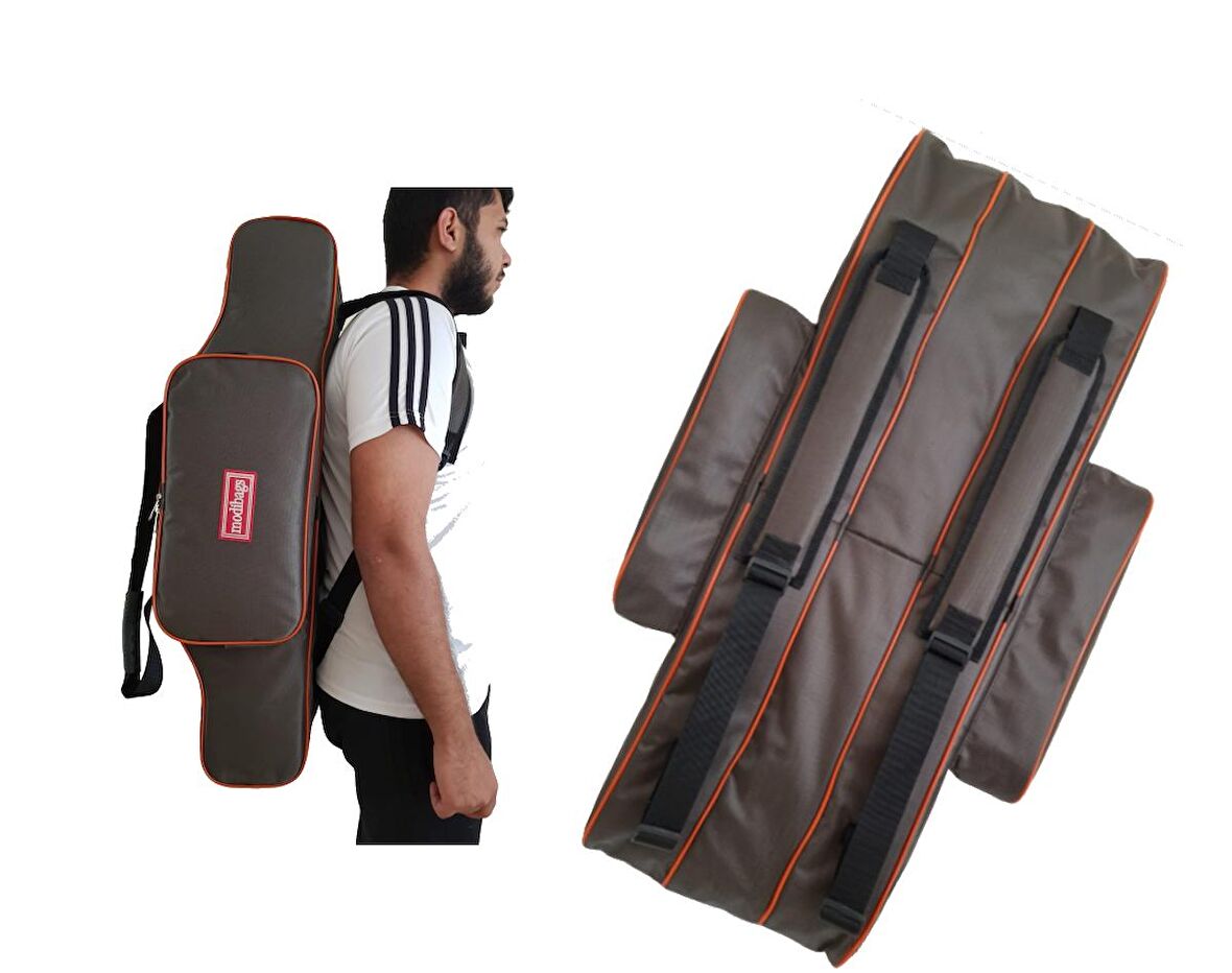 Modibags haki 125cm 2 Gözlü Lüx Olta Çantası