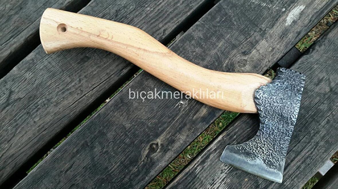 El Dövmesi Balta-34Cm-Kayın Ağacı Sap-El İşçiliği