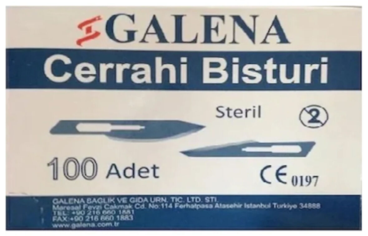 Galena Bistüri Ucu No:11 100'lü