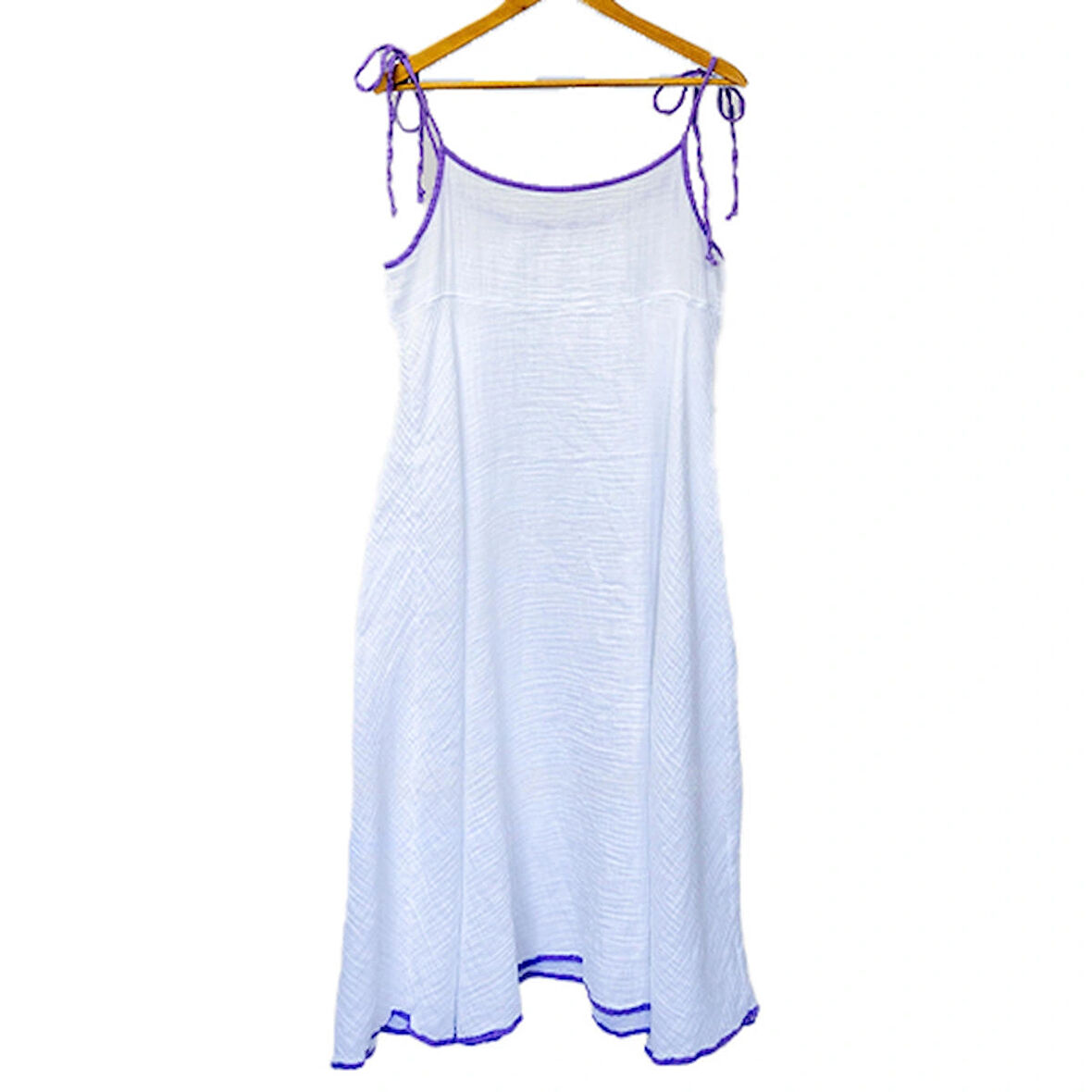 Gecelik %100 Pamuk Müslin Nefes Alır Kadın Askılı Yazlık Gecelik Elbise Pijama – Rahat, Şık ve Çok Amaçlı