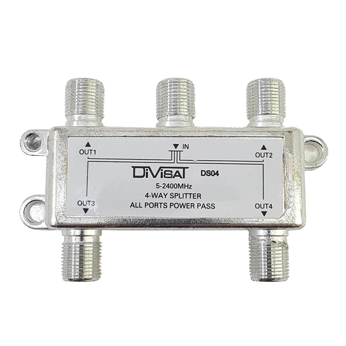 Divisat 1 Giriş 4 Çıkış 1/4 Splitter 5-2400