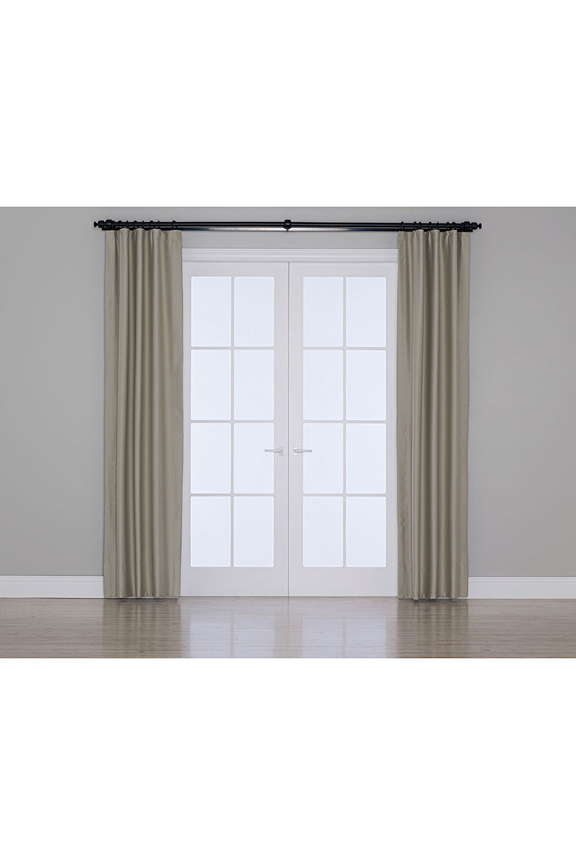 Gauze Fabric Design Blackout AÇIK GRI KARARTMA ÖZELLİKLİ FON PERDE 300 x 270