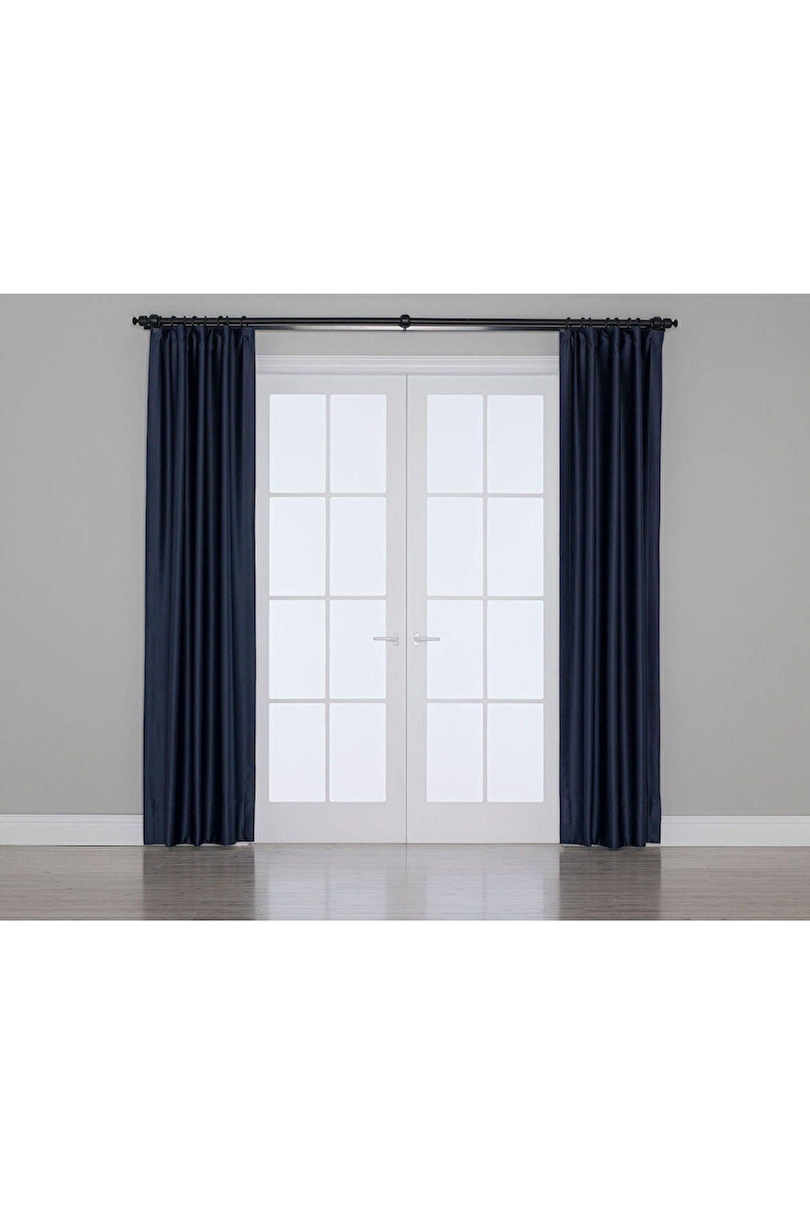 Gauze Fabric Design Blackout İndigo KARARTMA ÖZELLİKLİ FON PERDE 200 x 270