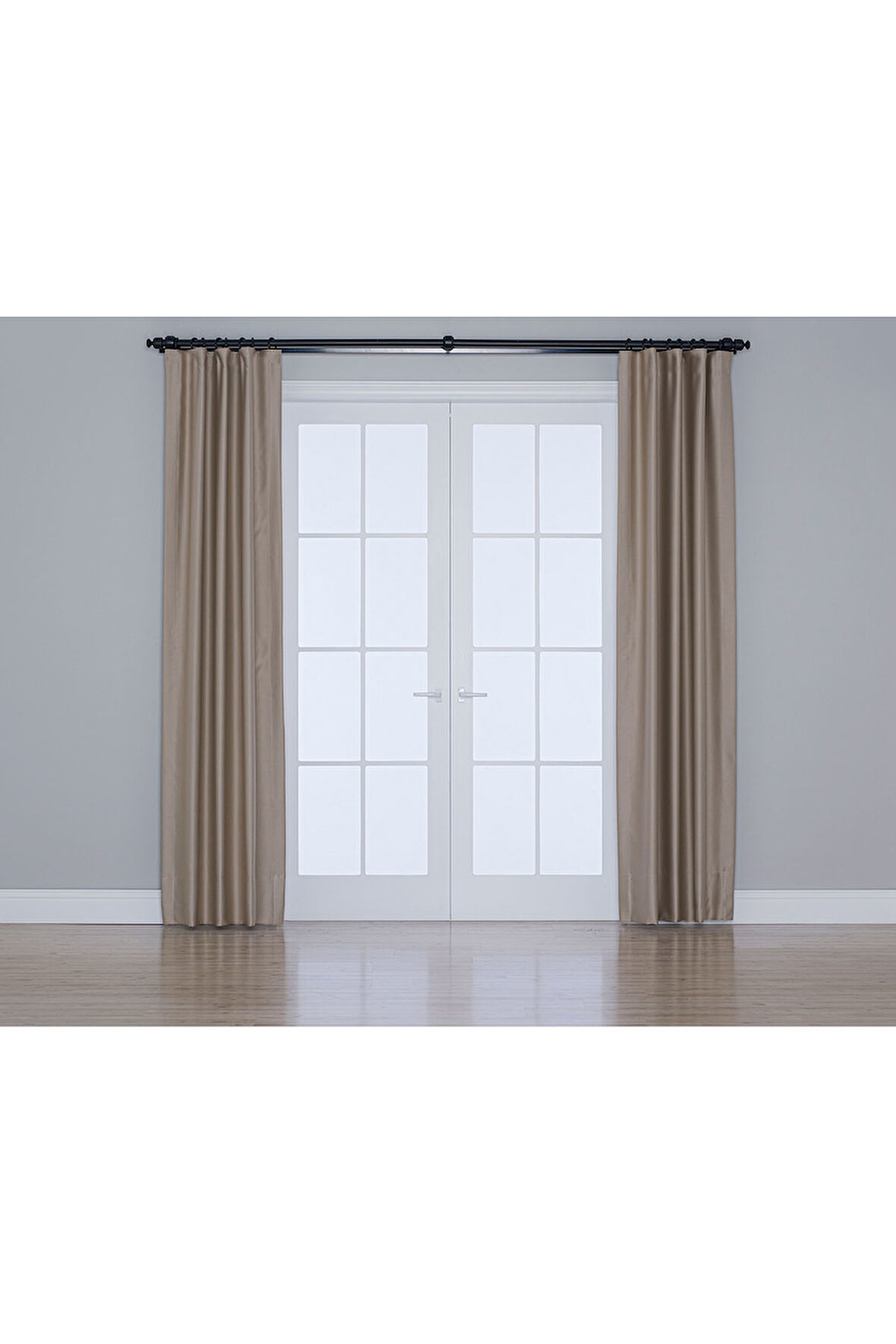 Gauze Fabric Design Blackout Nohut Rengi KARARTMA ÖZELLİKLİ FON PERDE 150 x 260