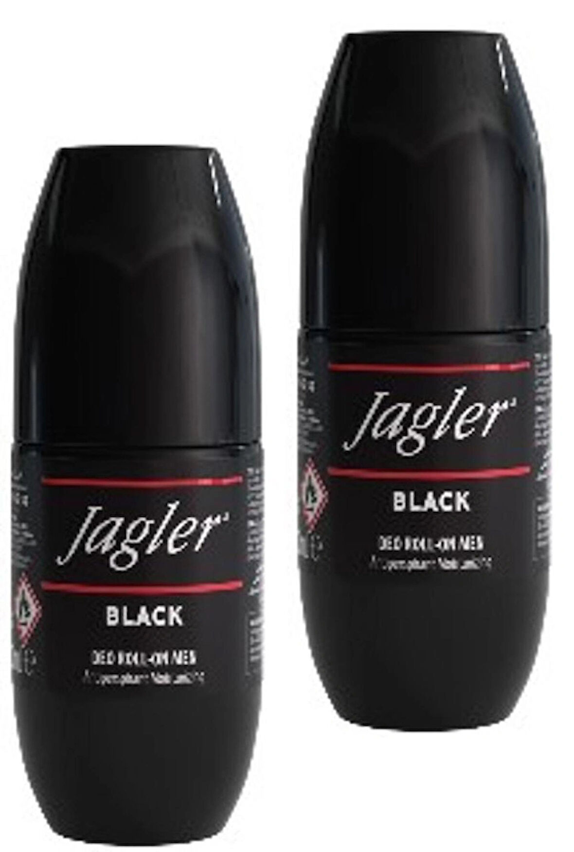 Jagler Black Roll-On Deodorant 50 ml – Kalıcı Koruma ve Şık Koku 2 ADET