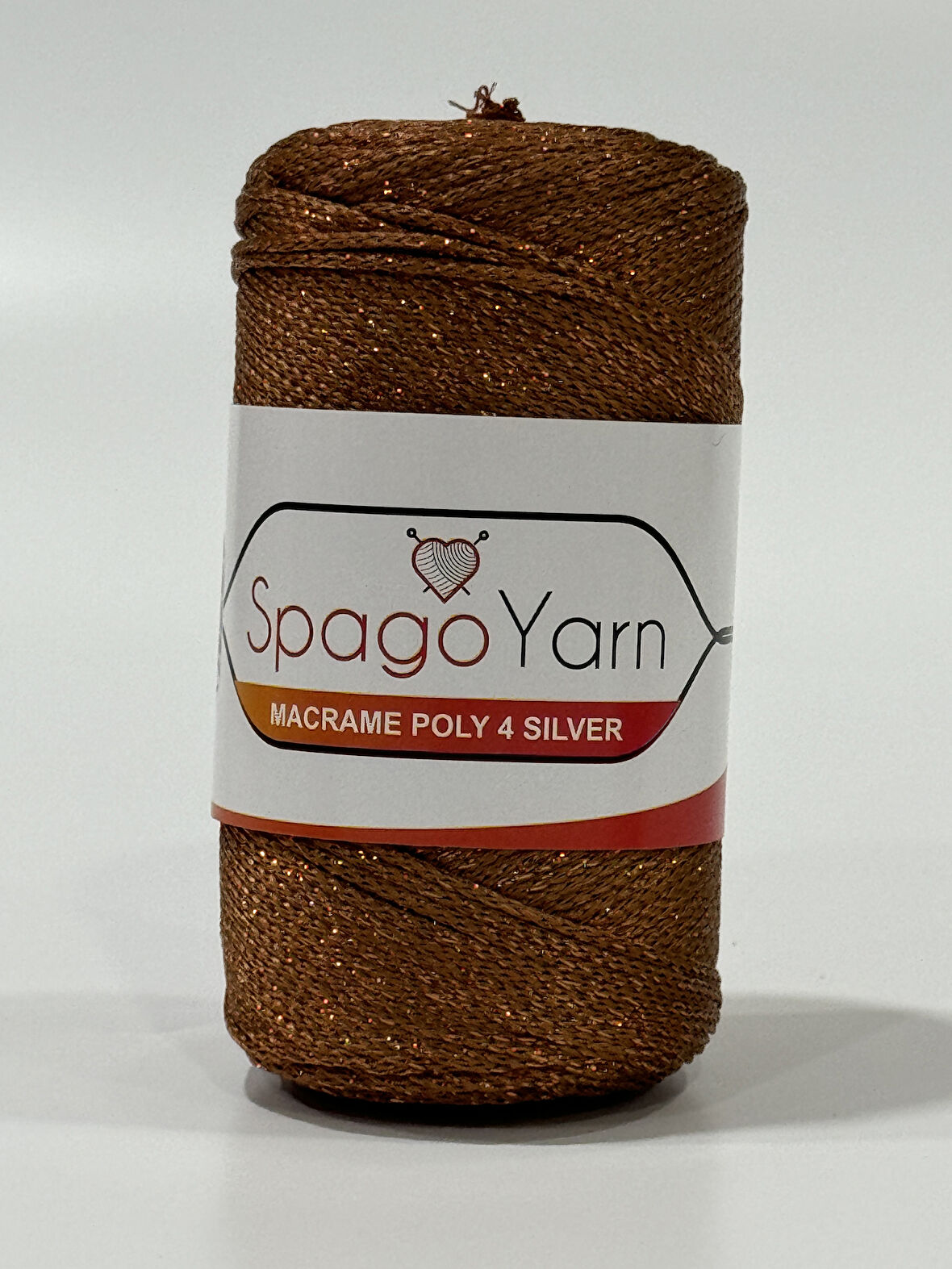 Spago Poly 4 Silver Simli Polyester Makrome İpliği 4No 203