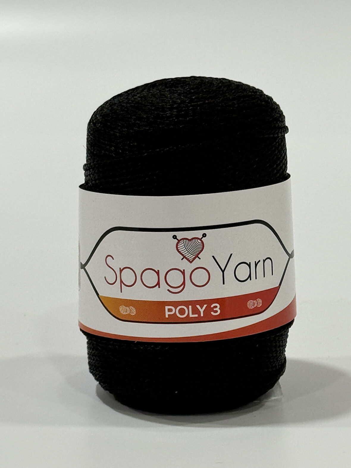 Spago Yarn Balım Örgü Evi Polyester Makrome 100gr sy270 Siyah