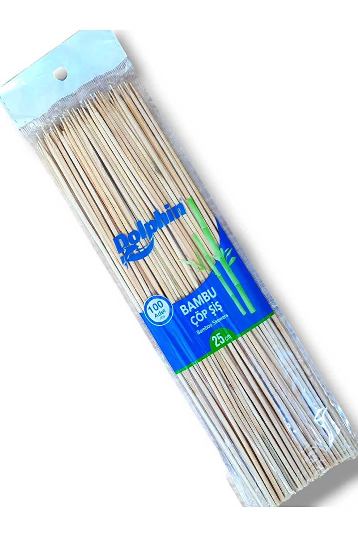 Bambu Çöp Şiş 25cm 2 paket  100x2 adet