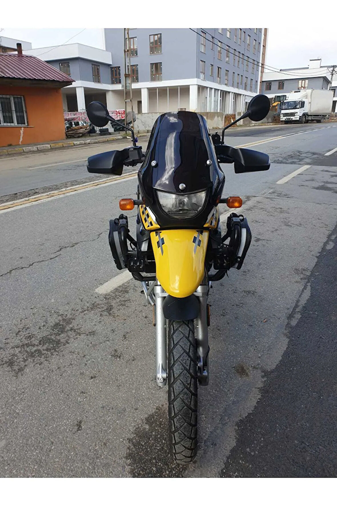 Bmw F650 GS Siperlik Ön Cam ( 3 Delikli ) 1999 2003 Model 35cm Şeffaf Renkli 4mm