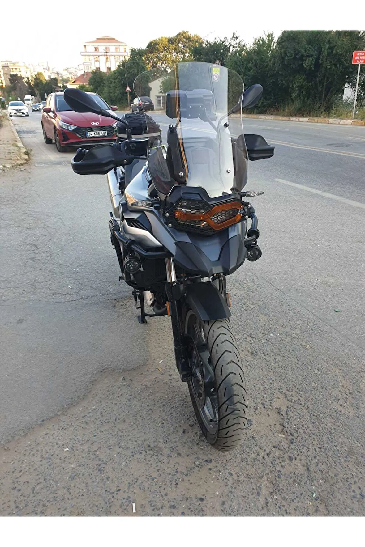Bmw F750 GS Siperlik Ön Cam 2018-2023 Model 48cm Şeffaf Renkli 4mm