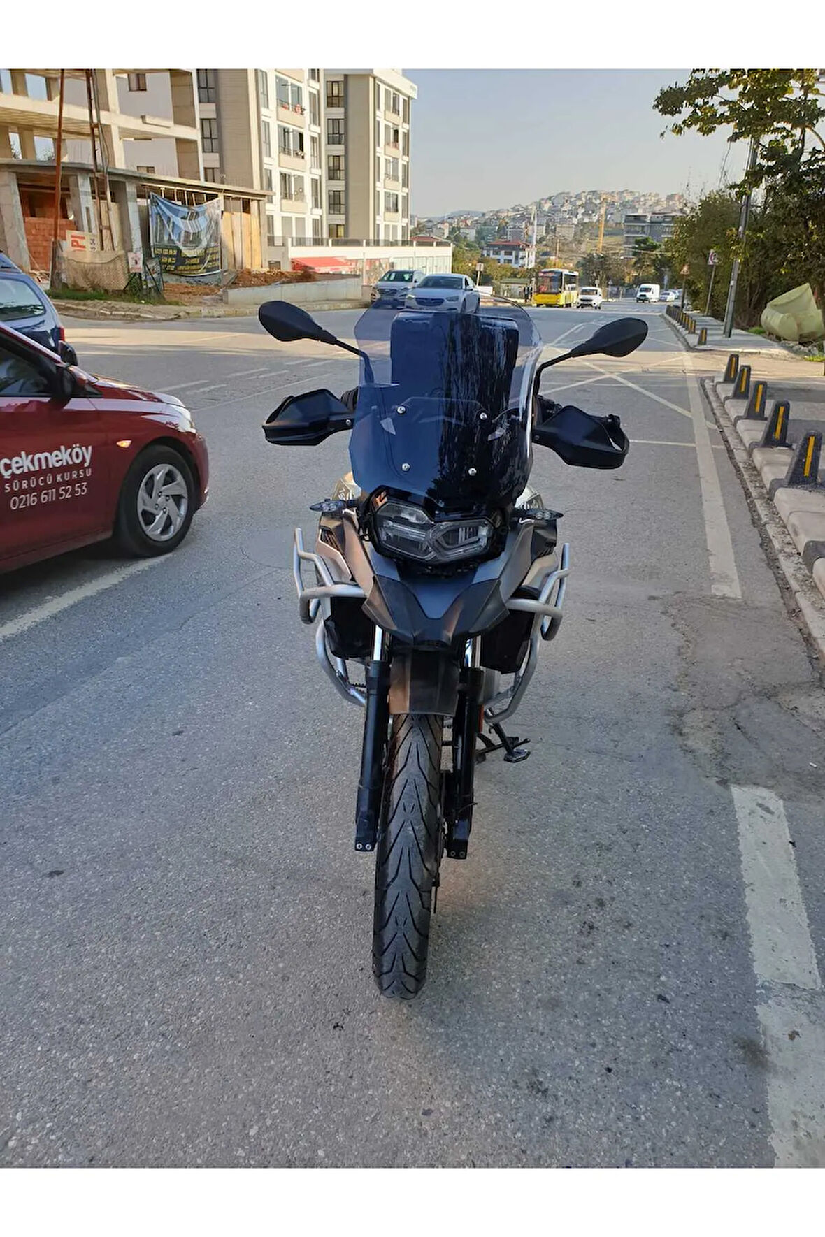Bmw F750 850 Sport Siperlik Ön Cam 2018-2024 Model 47cm Açıkfüme Renkli 4mm