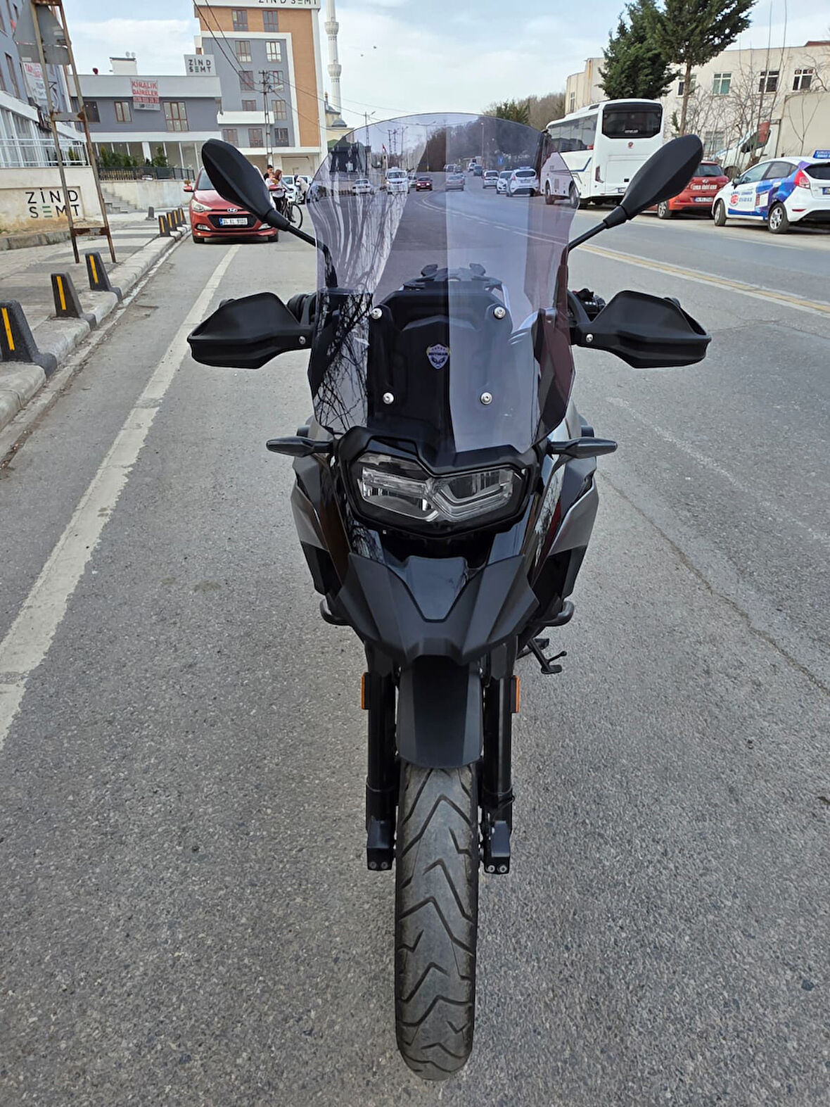 MOTOCAM Bmw F800 GS Siperlik Ön Cam 2023-2025 Model 44cm Açıkfüme Renkli 4mm