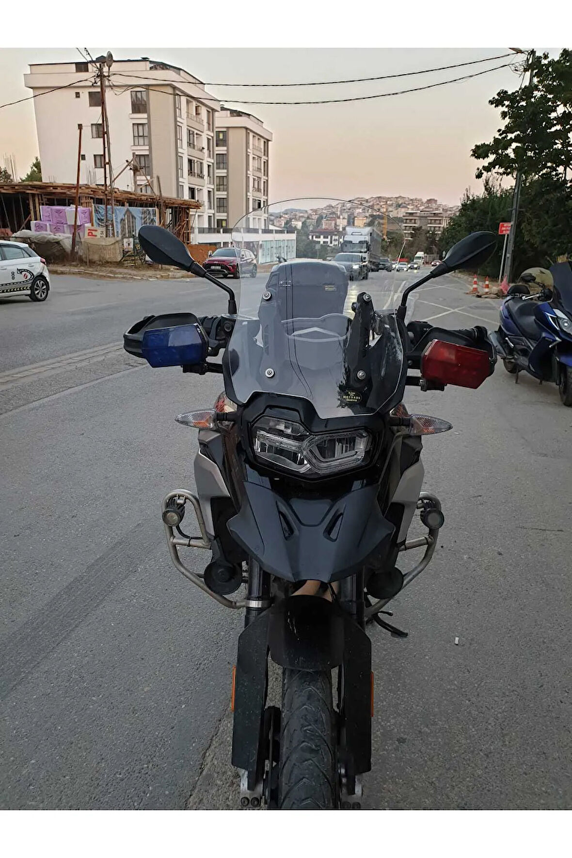 Bmw F850 GS ADV Siperlik Ön Cam 2018 2023 Model 46cm Şeffaf Renkli 4mm