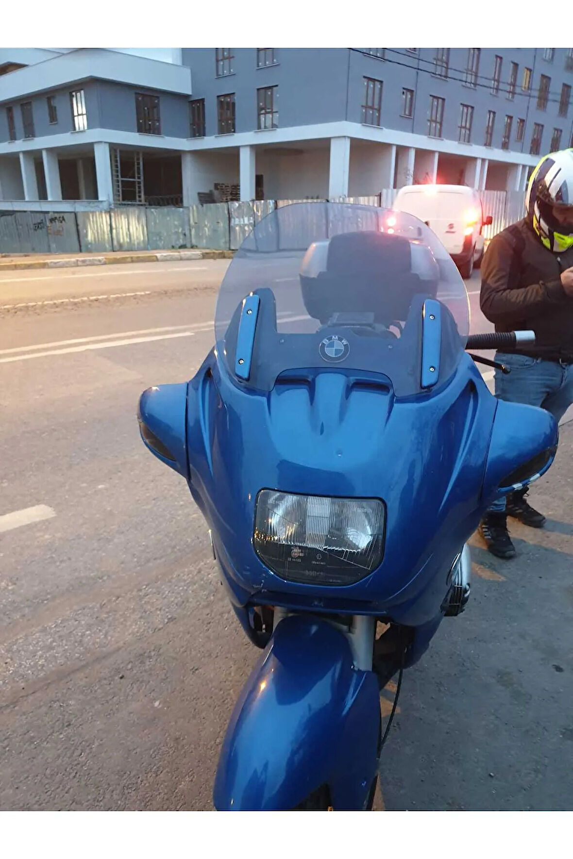 Bmw R 1100 RT Siperlik Ön Cam 1995 2000 Model 40cm Açıkfüme Renkli 4mm