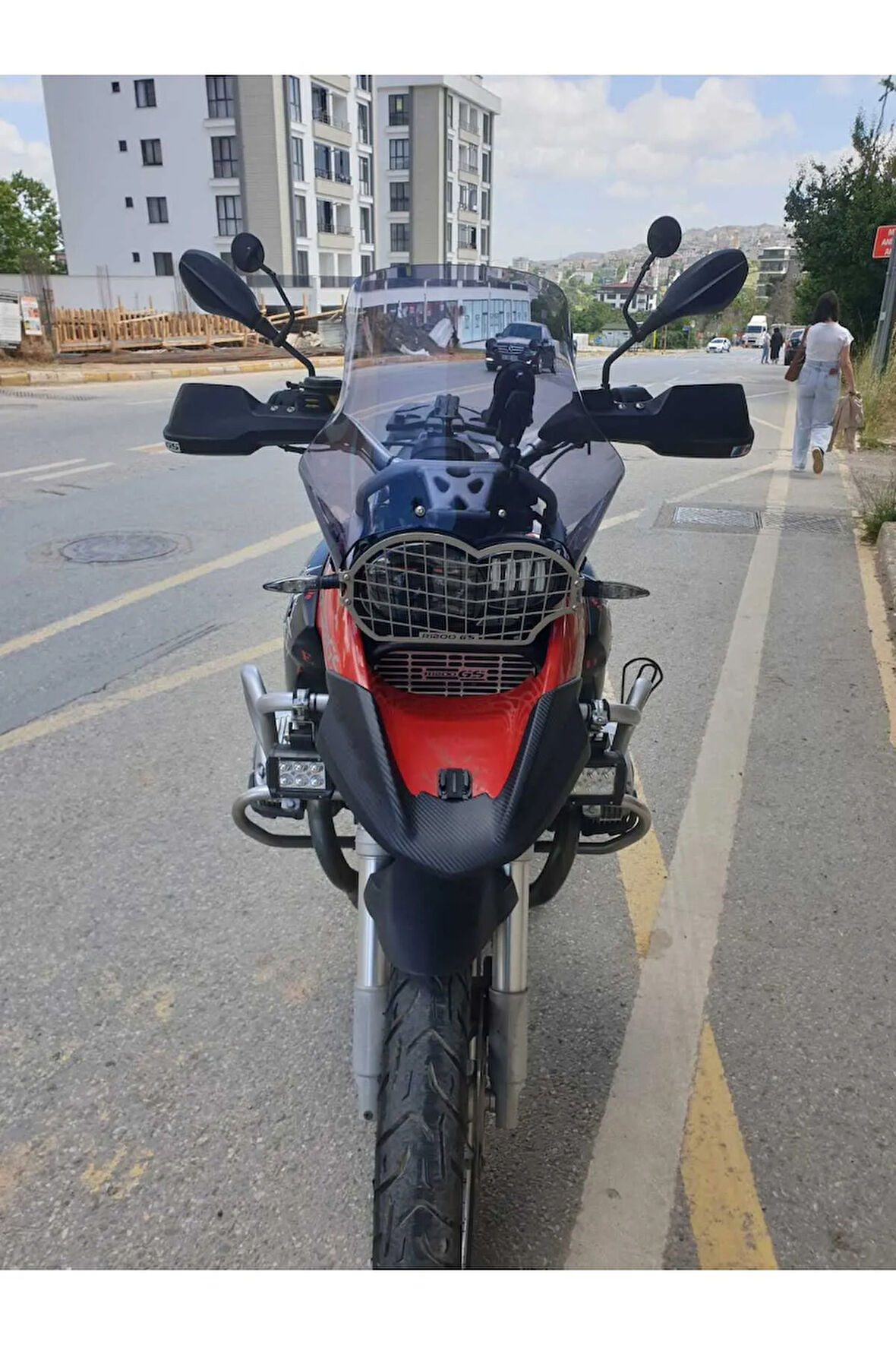 Bmw R 1200 GS Siperlik Ön Cam 2004 2012 Model 50cm Açıkfüme Renkli 4mm UZUN CAM