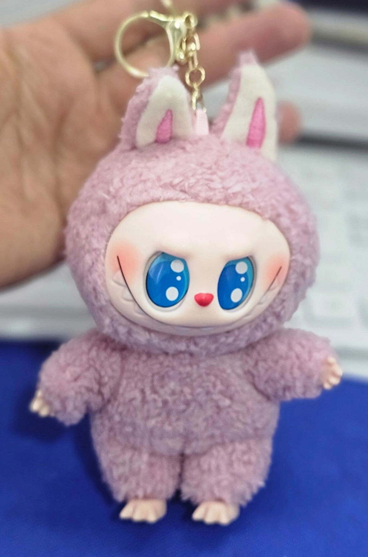 labubu peluş anahtarlık çanta süsü sevimli peluş oyuncak 17 cm