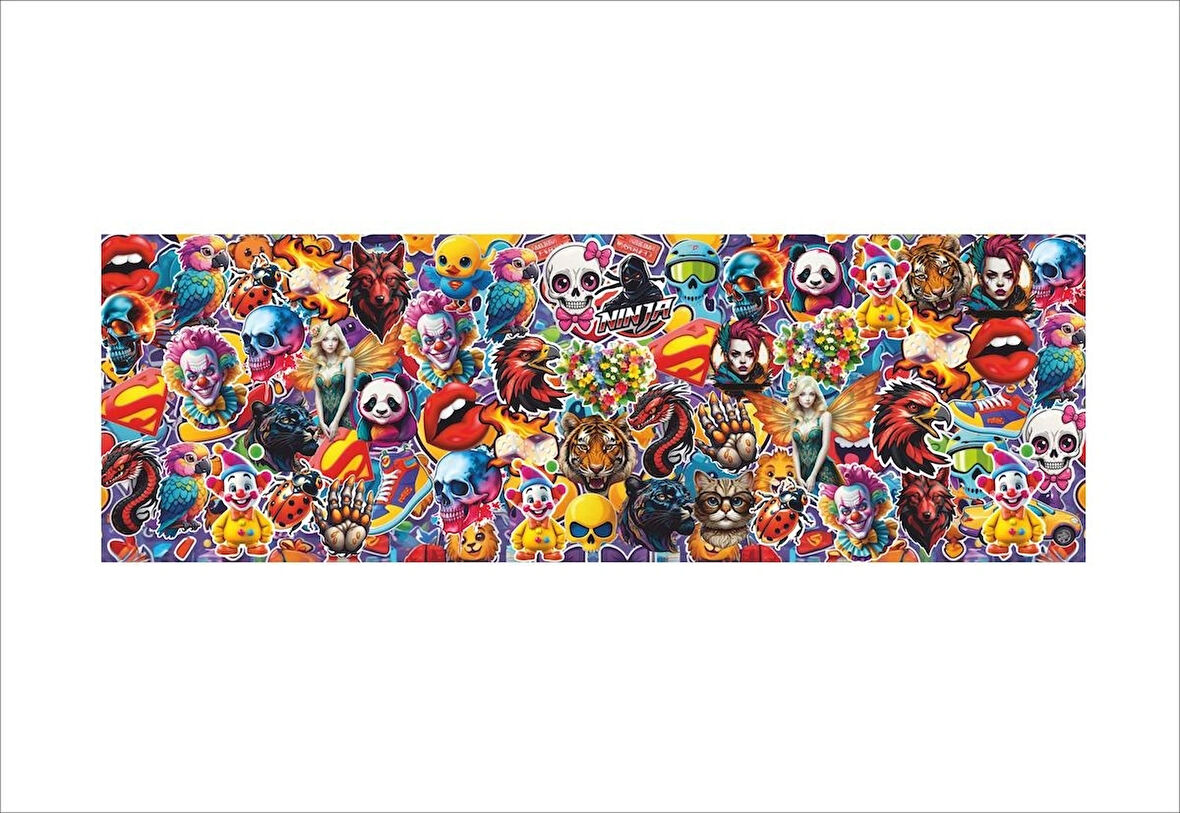 2 adet 10x30 cm Sticker Bomb Kask Laptop Tablet Bisiklet Motor Araç Sticker v5