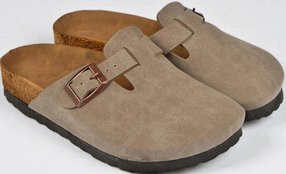 Mantar Tabanlı Çocuk Unisex Boston Birkens Günlük Sabo 59463 Günlük Terlik