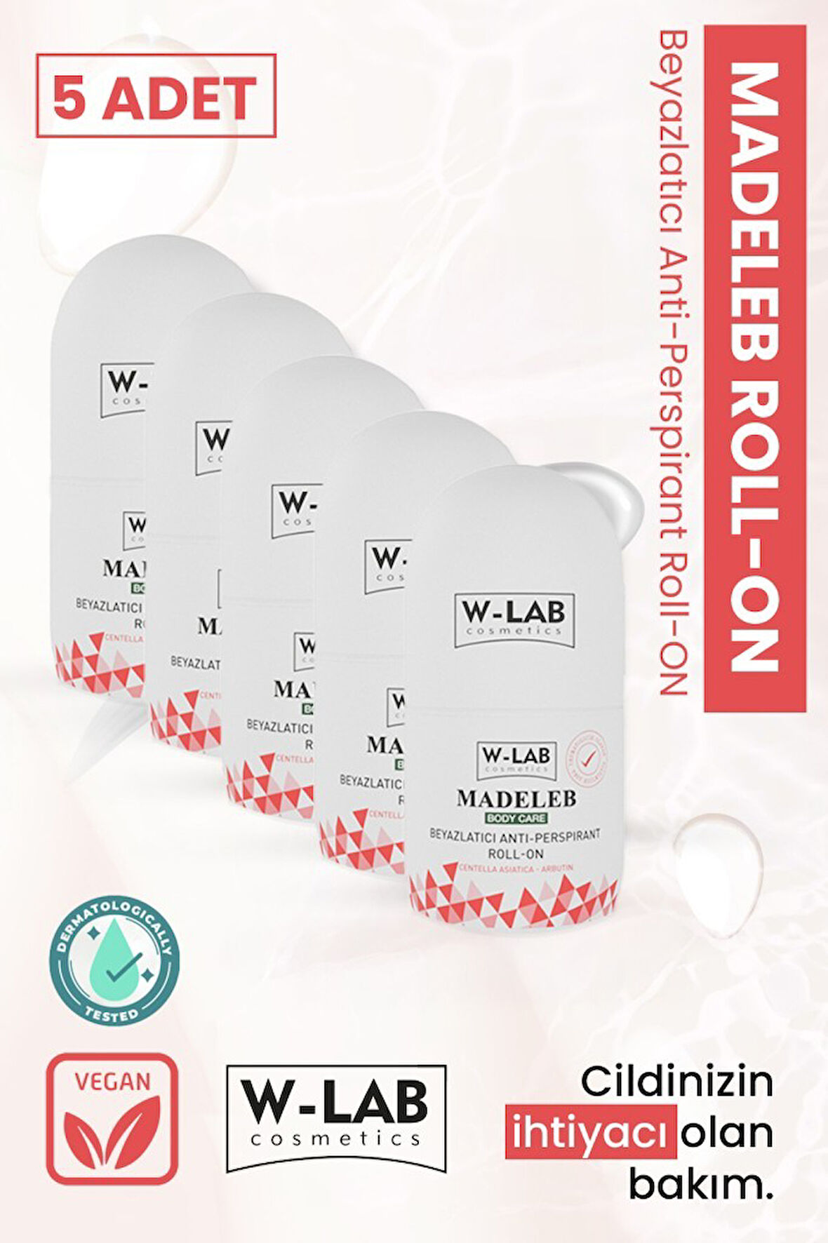 W-Lab Madeleb Roll On 5 li Set