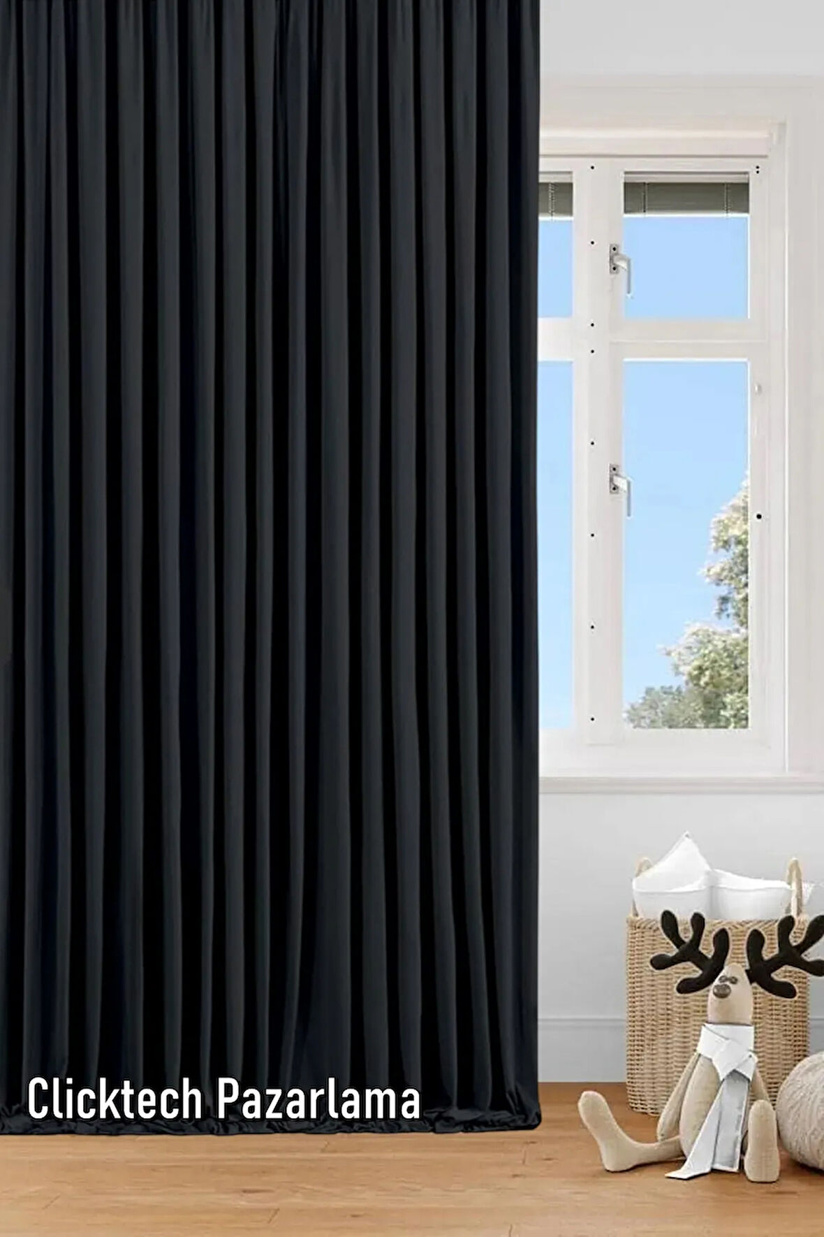 4 Katmanlı Siyah Blackout Güneşlik Perde - Toz Önleyici, Ses Yalıtımı, Sıcak ve Soğuk Yalıtımı