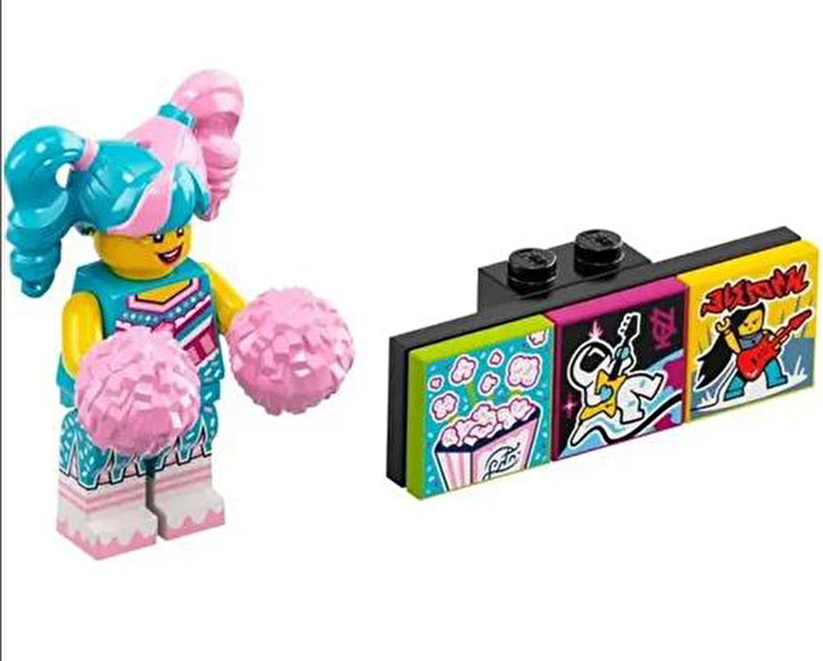 Lego Minifigür - Vidiyo Bandmates - 43101 - Cotton Candy Cheerleader