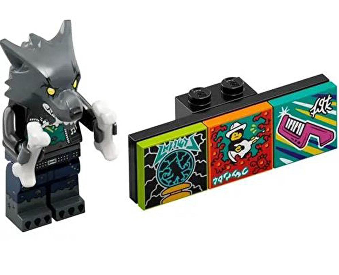 Lego Minifigür - Vidiyo Bandmates - 43101 - Werewolf Drummer