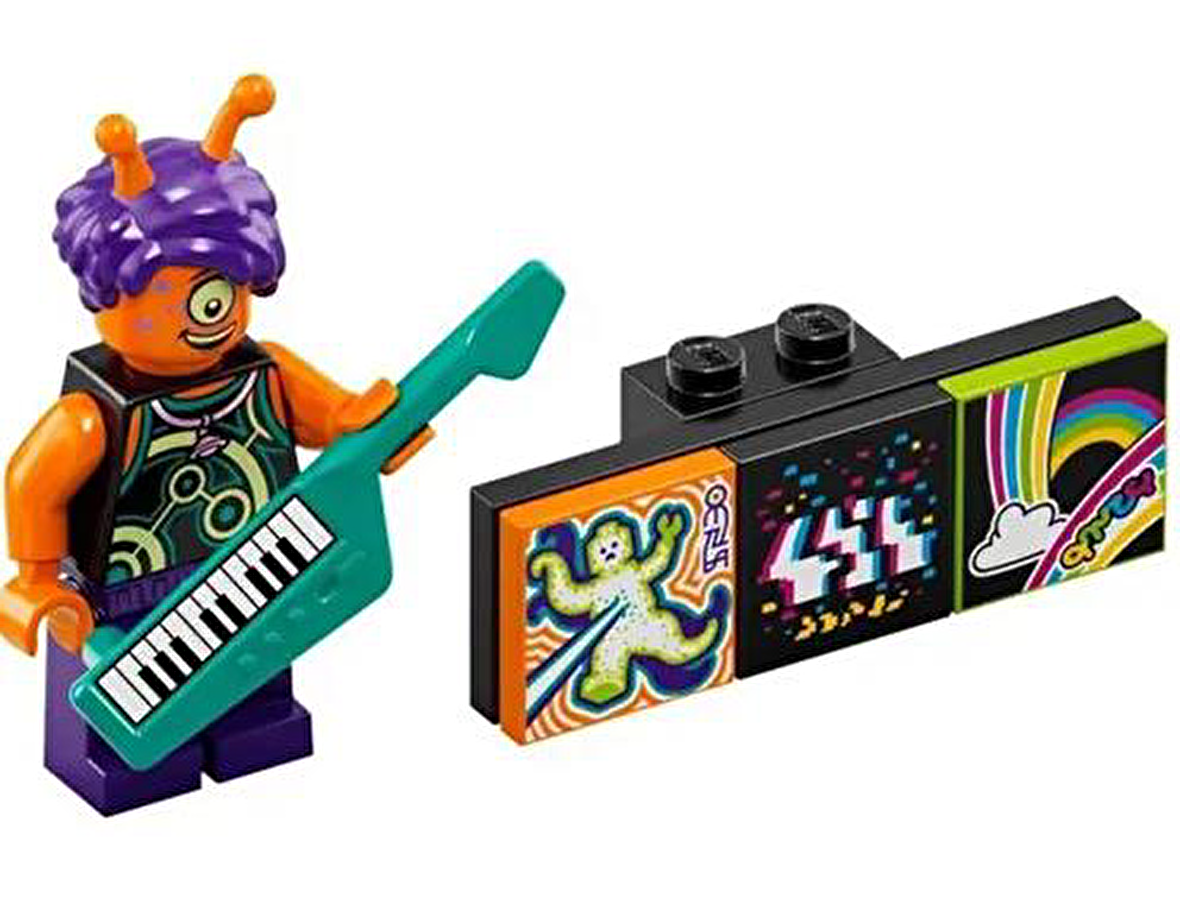 Lego Minifigür - Vidiyo Bandmates - 43101 - Alien Keytarist